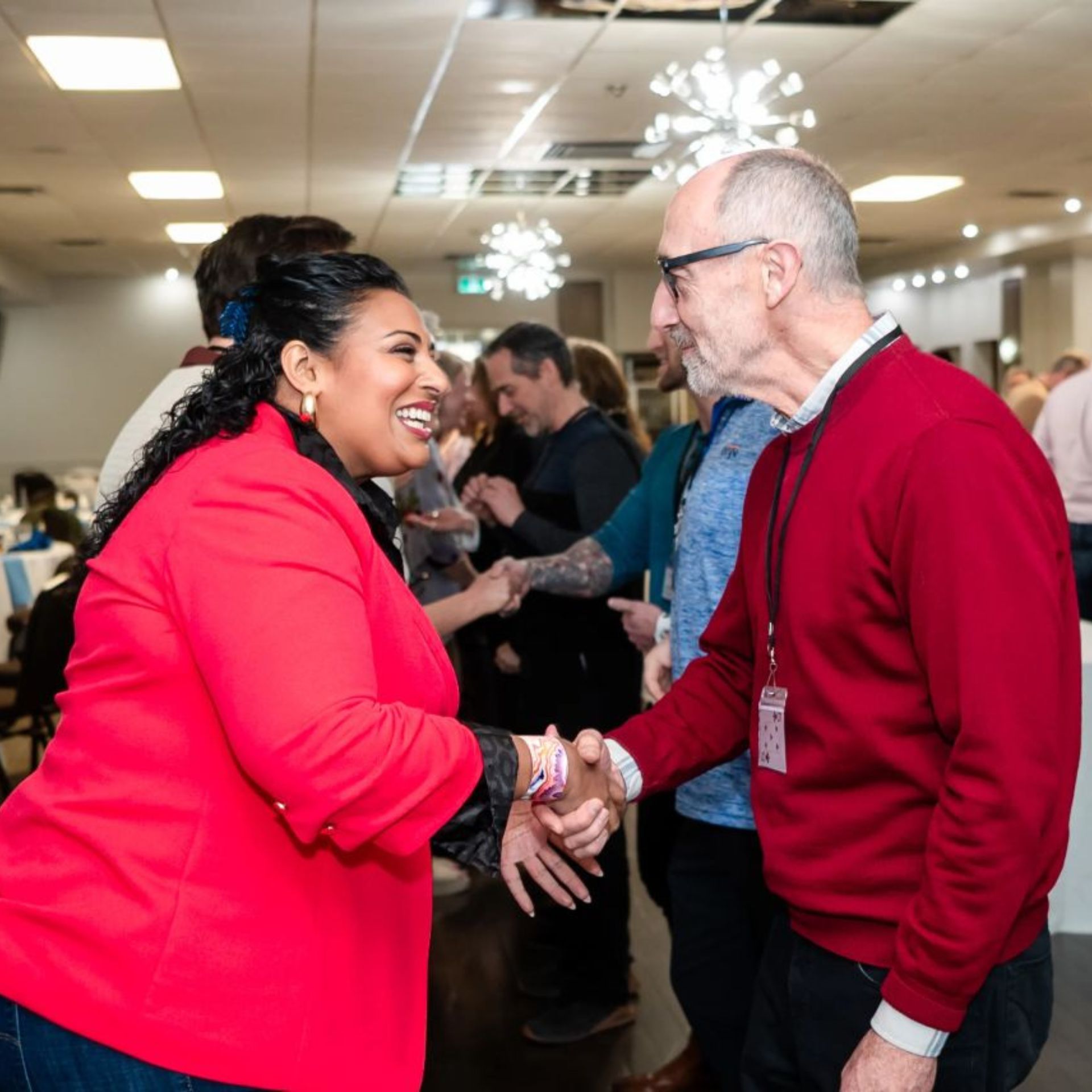 Crystal in yellow jacket